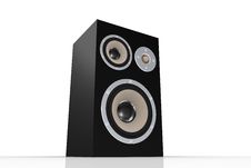 Black Loudspeaker Stock Photography Black Loudspeaker Stock Photography