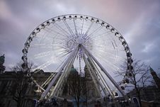 Belfast Big Eye Moody Sky Royalty Free Stock Photography Belfast Big Eye Moody Sky Royalty Free Stock Photography