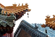 Exquisite Eaves Of Different Color. Royalty Free Stock Photo Exquisite Eaves Of Different Color. Royalty Free Stock Photo