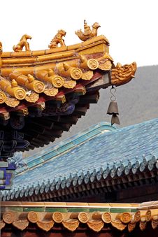 Exquisite Eaves Of The Temple, Royalty Free Stock Image Exquisite Eaves Of The Temple, Royalty Free Stock Image