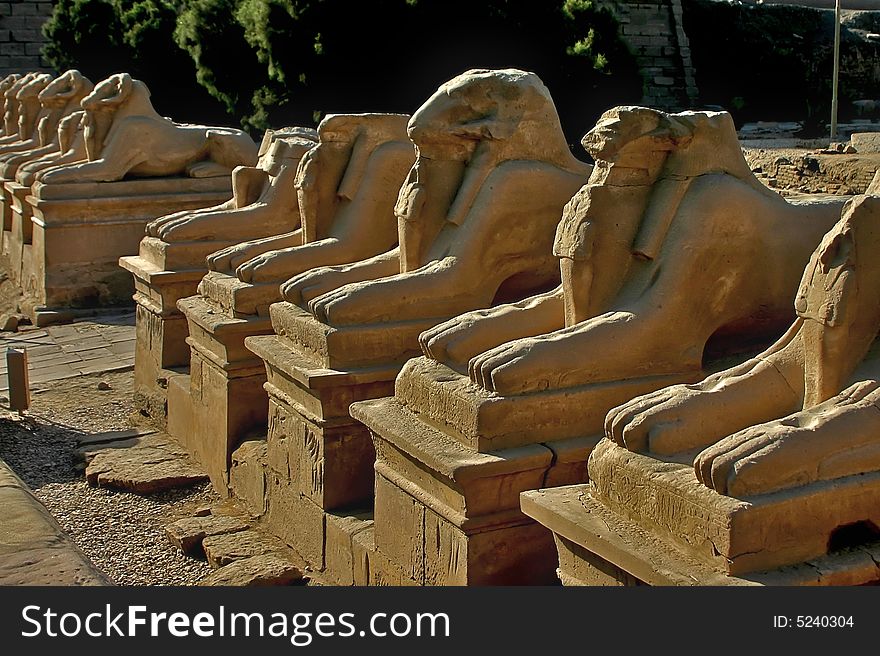 Karnak temple at Luxor - Thebes - Egypt