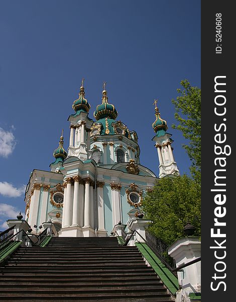 St. Andrew's church in Kiev city