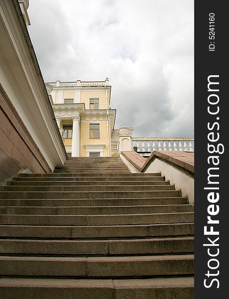 Big staircases in Moscow park