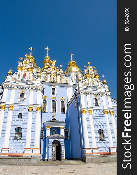 A church is in kieve, Mikhaylovskiy cathedral