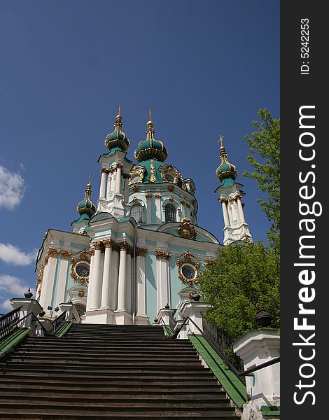 St. Andrew's church in Kiev city