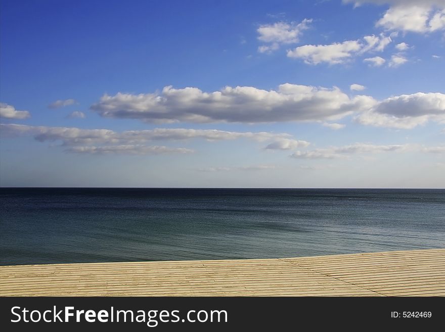 A serene day on the Algarve Coast of Portugal.