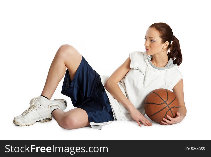 Female basket ball player