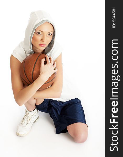 Female basket ball player