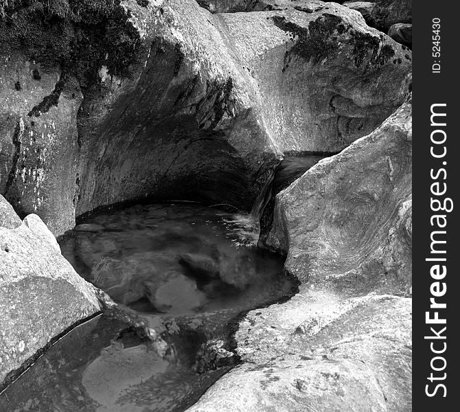 Water in a italian mountain