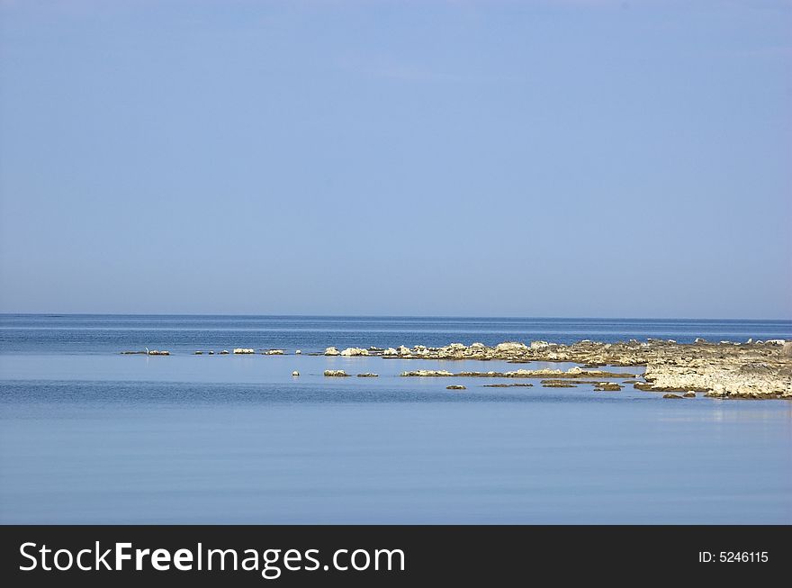 Rocky Beach In Istria