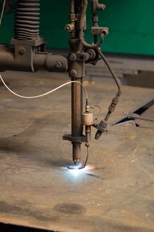 Flame Cutting Stock Images