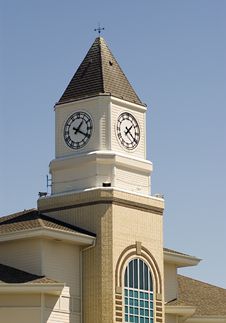 Church Clock Royalty Free Stock Images
