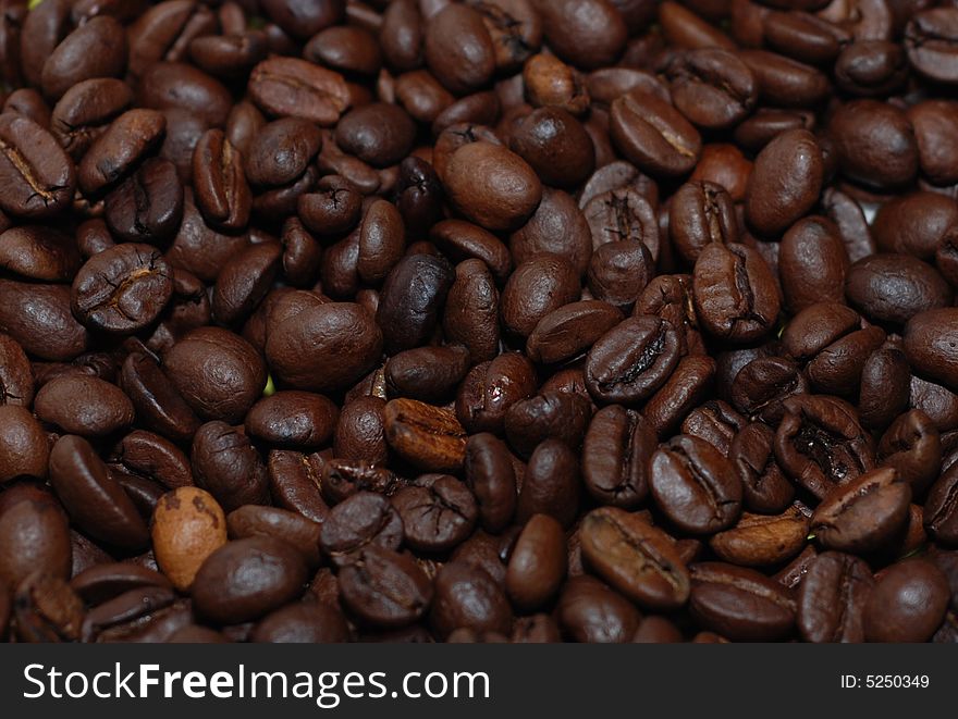 mass of the coffee beans