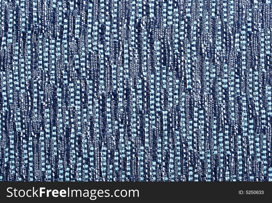 Qualitative blue fabric texture. Abctract background. Close up.