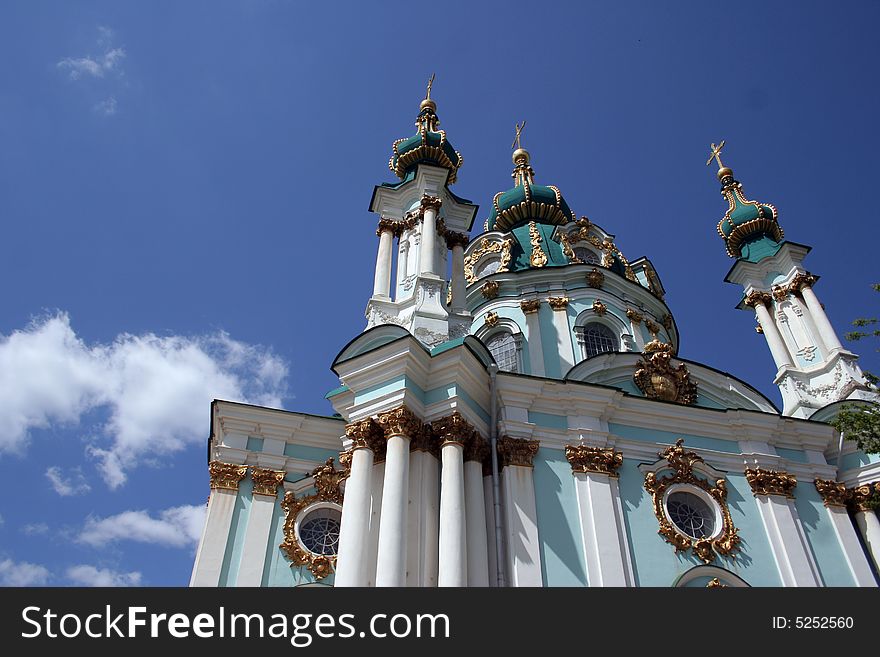 St. Andrew's church in Kiev city