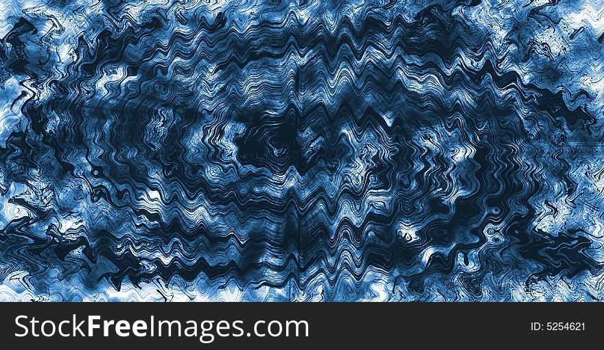 Wavy blue techno background