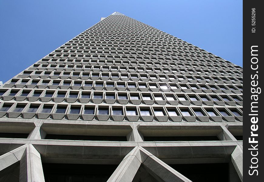 San Francisco Landmark in the downtown area. San Francisco Landmark in the downtown area
