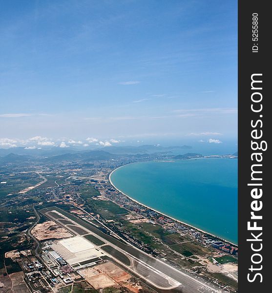 Airport and sea