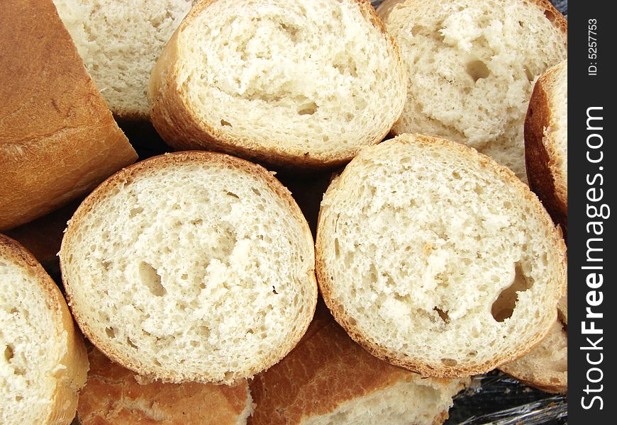 White Bread Pieces