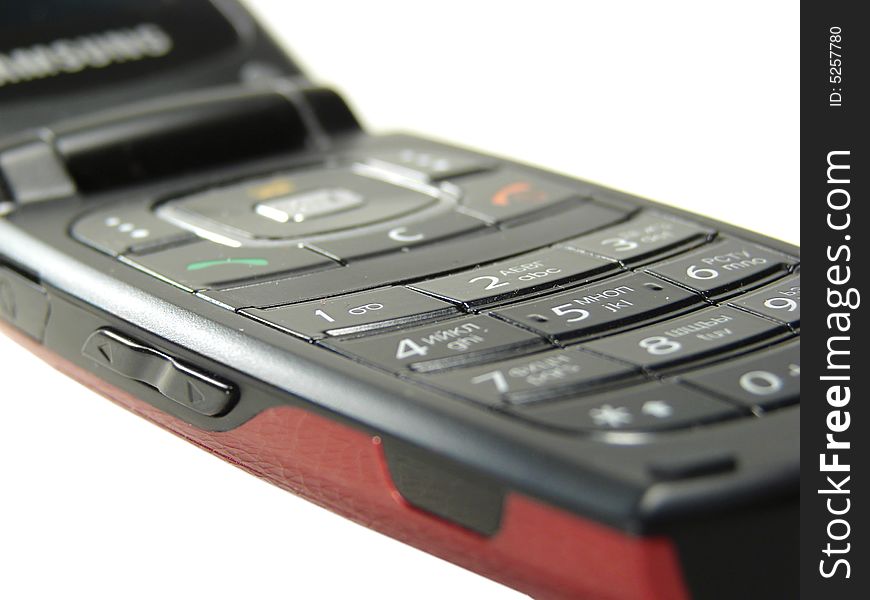 Style Mobile Phone Buttons Closeup