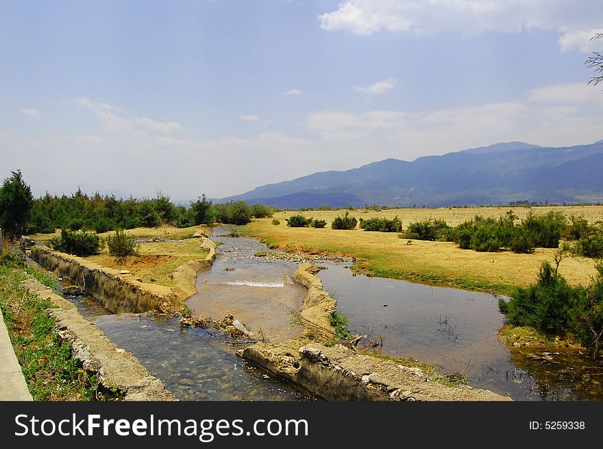 Creek&sky