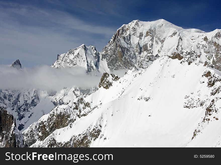 Alpine Peaks  1 - Mont Blanc