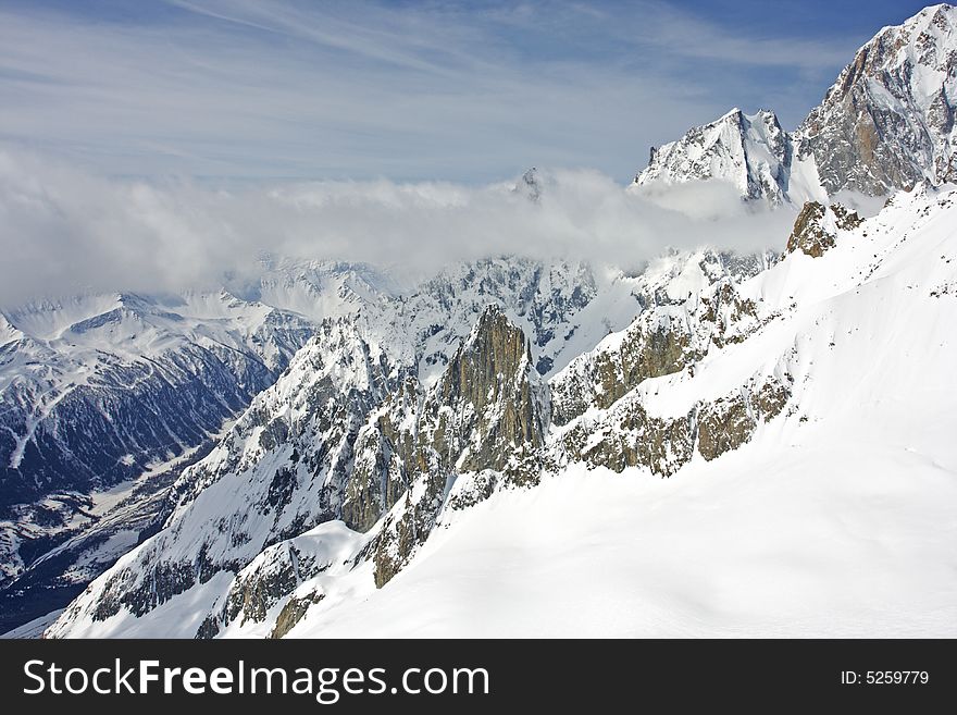 Alpine Peaks  2 - Brenver Glacier