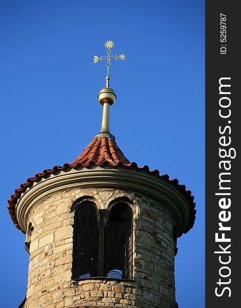 Romanesque rotunda on Vysehrad in Prague. Established in 1st half of 11 century.