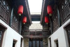 Chinese Courtyard Stock Image Chinese Courtyard Stock Image