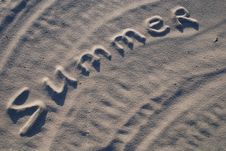 Summer On The Sand Stock Photo Summer On The Sand Stock Photo