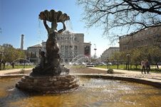 The Fountain Royalty Free Stock Photography The Fountain Royalty Free Stock Photography