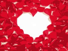 Roses And Hearts Royalty Free Stock Photo Roses And Hearts Royalty Free Stock Photo