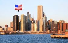 The High-rise Buildings In Chicago Stock Photo The High-rise Buildings In Chicago Stock Photo