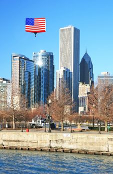 The High-rise Buildings In Chicago Stock Photos The High-rise Buildings In Chicago Stock Photos