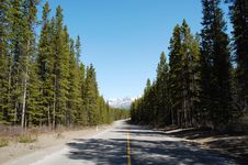 Mountain, Highway And Forests Royalty Free Stock Image Mountain, Highway And Forests Royalty Free Stock Image