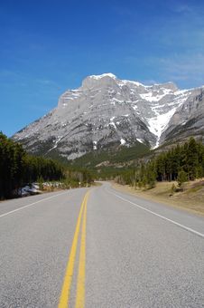 Mountain And Winding Highway Stock Images Mountain And Winding Highway Stock Images
