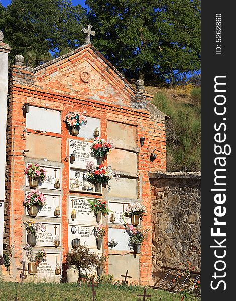 Old cemetery, umbria