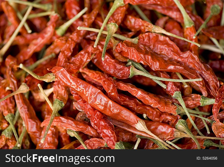 Close-up of red peppers. Close-up of red peppers