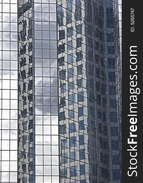 Modern Glass buildings and architecture