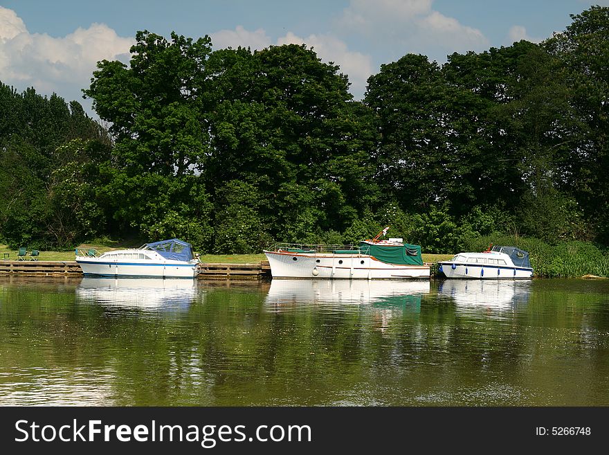 Boats on the river Thames