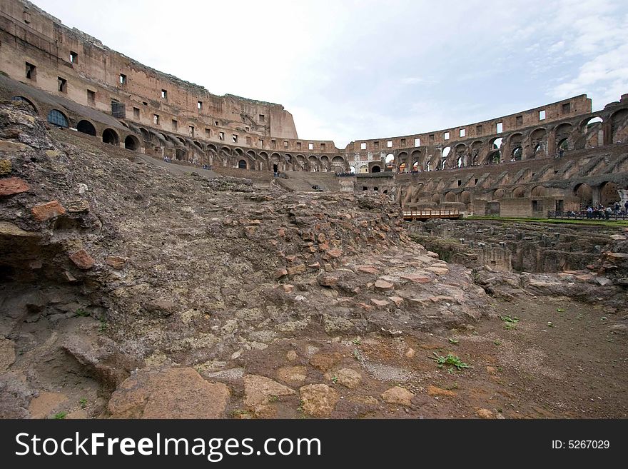 The Imperial Coliseum, Rome, Italy. The Imperial Coliseum, Rome, Italy