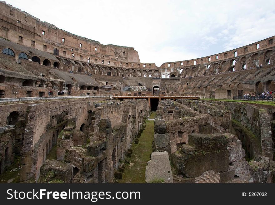 The Imperial Coliseum, Rome, Italy. The Imperial Coliseum, Rome, Italy