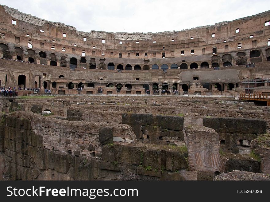 The Imperial Coliseum, Rome, Italy. The Imperial Coliseum, Rome, Italy