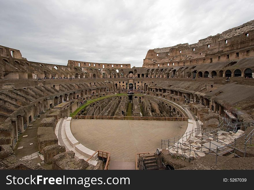 The Imperial Coliseum, Rome, Italy. The Imperial Coliseum, Rome, Italy