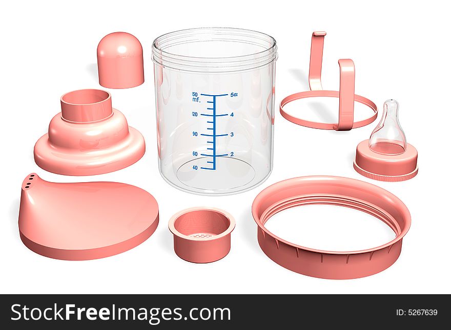 Baby Training mug with deferent parts. Baby Training mug with deferent parts.