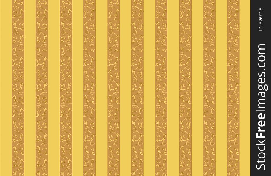 Yellowy-brown strips with a pattern.