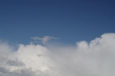 White Cloud In The Blue Sky Royalty Free Stock Image