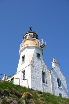 Lighthouse From Below Royalty Free Stock Photography Lighthouse From Below Royalty Free Stock Photography