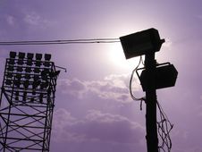 Silhouette Lights Stock Image Silhouette Lights Stock Image