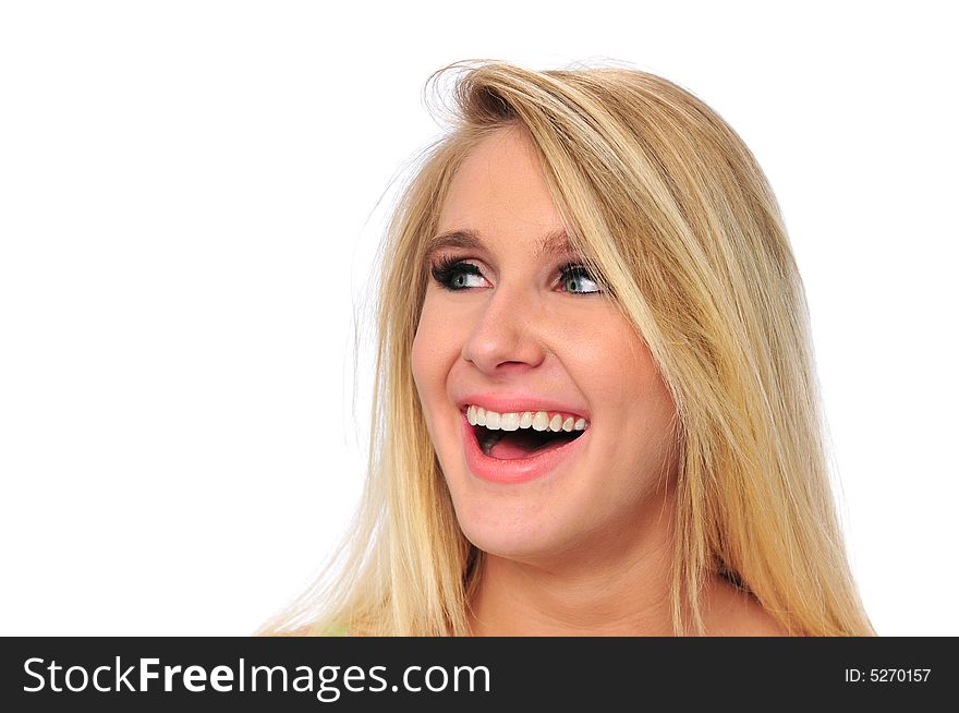 Teen Girl Laughing